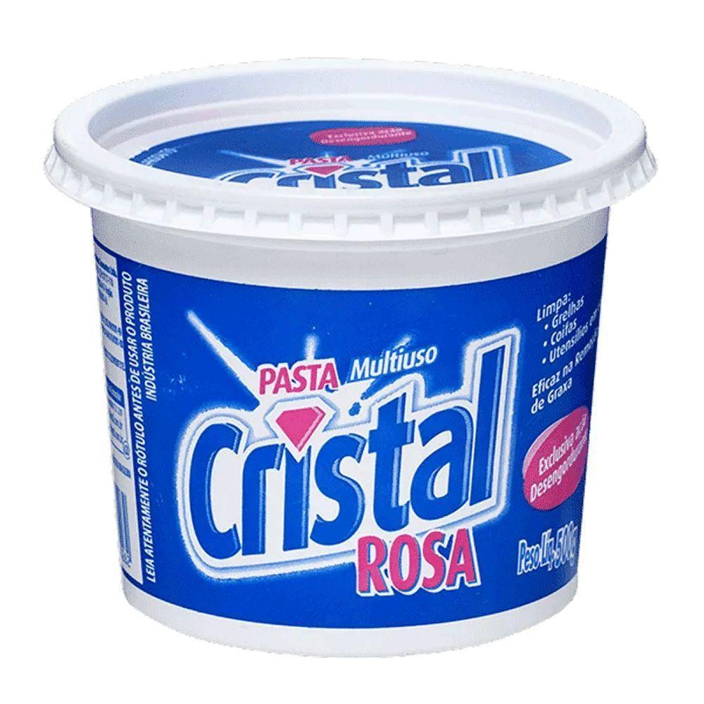 Pasta Cristal Rosa 500g - 1