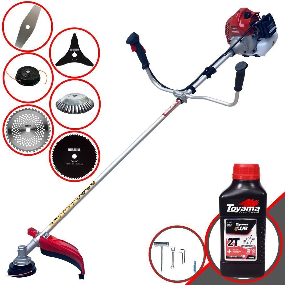 Roçadeira Bcj431 43cc Multifuncional 6 Em 1 + Óleo Toyama 2t - 1