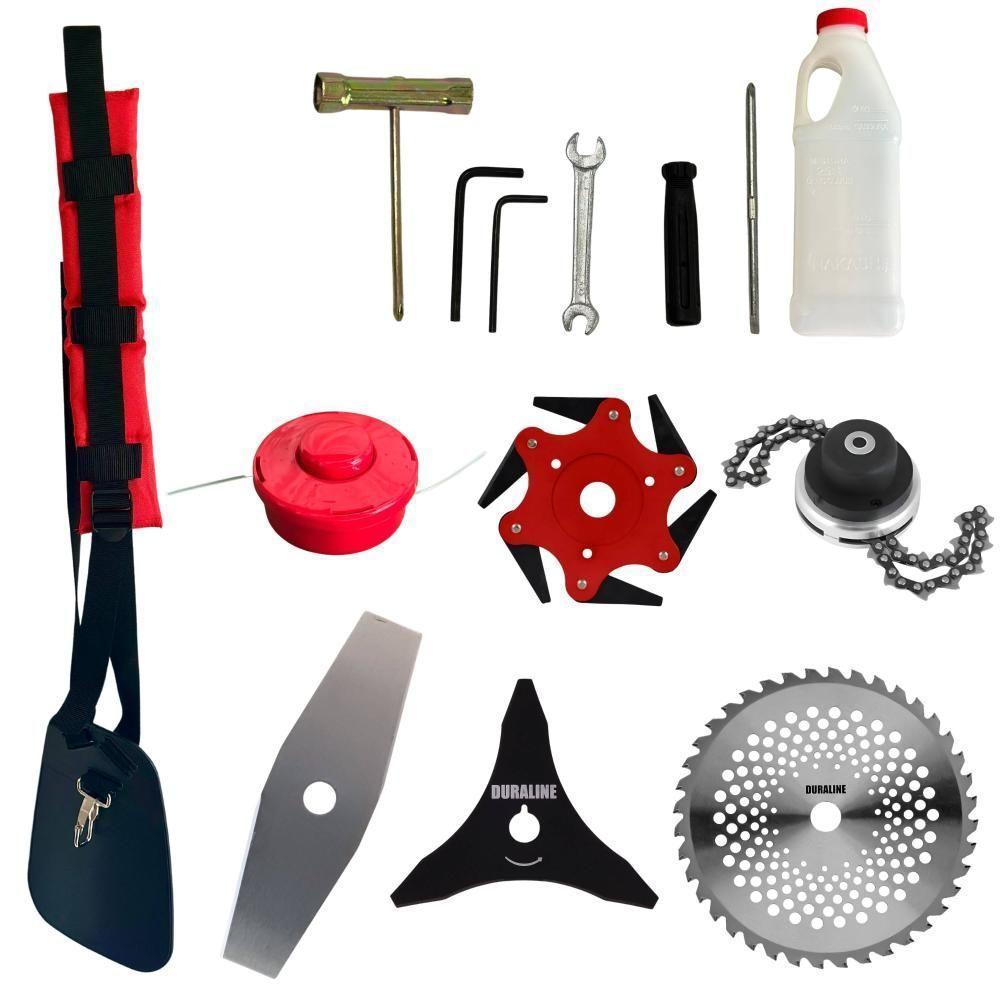 Roçadeira Bcj620l 62cc Com Facas 2p, 3p, 6p, 40d, Trimmer - 7