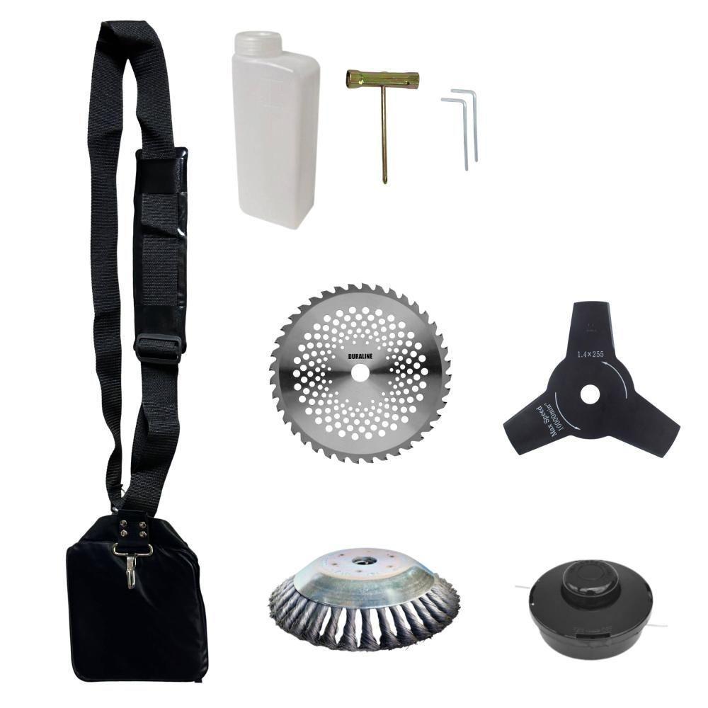 Roçadeira Toyama Tbc43h + Faca 40 Dentes + Escova De Aço - 7