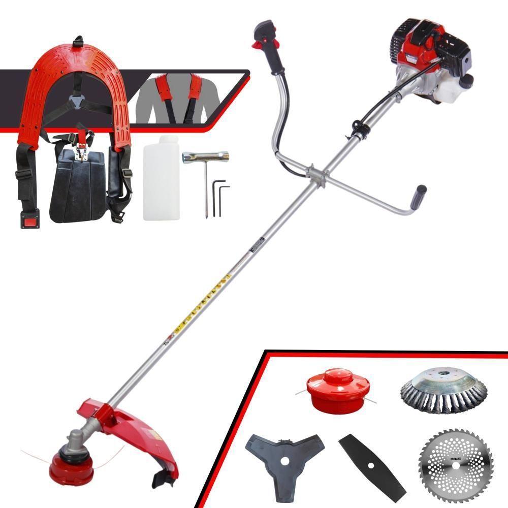 Roçadeira Toyama Rt52l 2hp 52cc + Escova + Faca 2p E 40d - 1