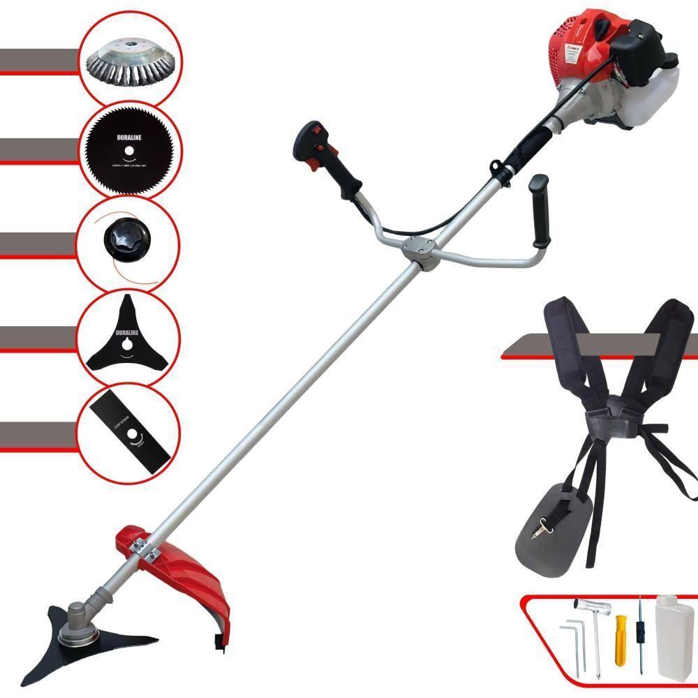 Roçadeira à Gasolina Anmax Cg430ptb 43cc 2hp 9.000rpm 5 Em 1 - 1