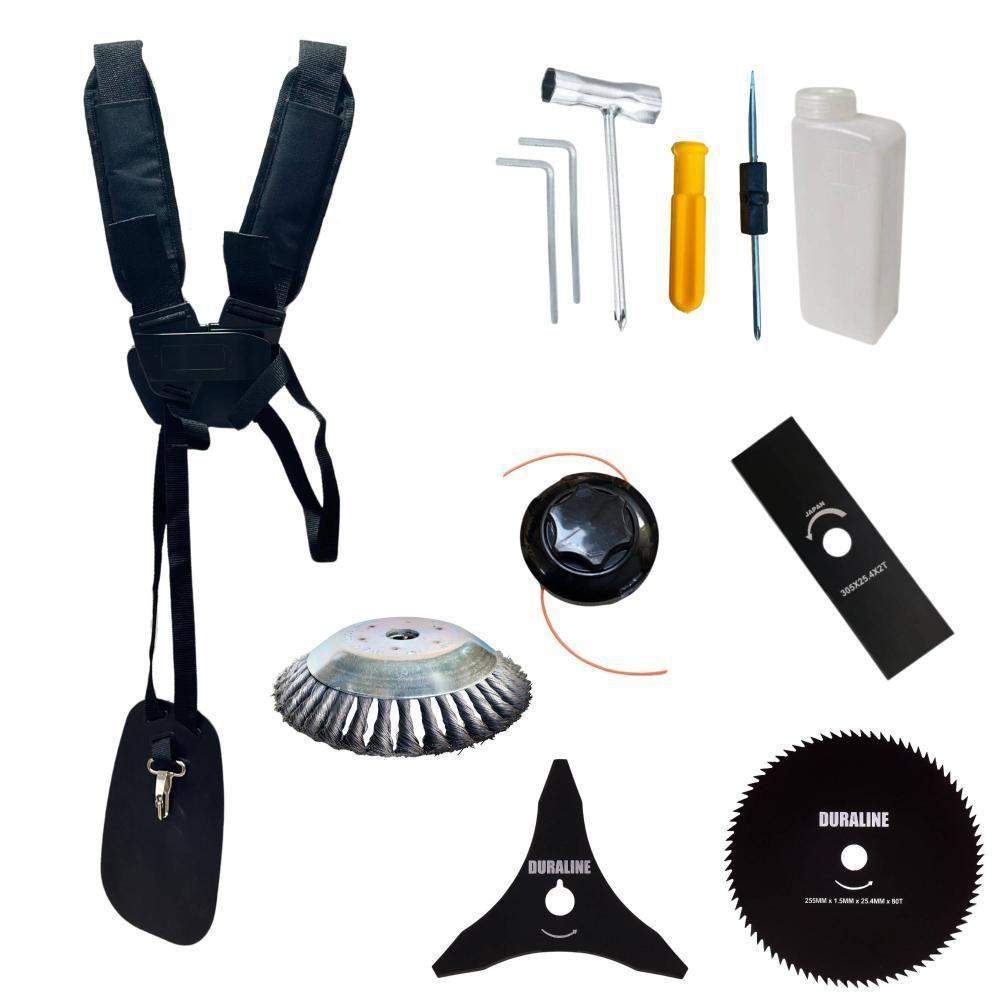 Roçadeira à Gasolina Anmax Cg430ptb 43cc 2hp 9.000rpm 5 Em 1 - 7