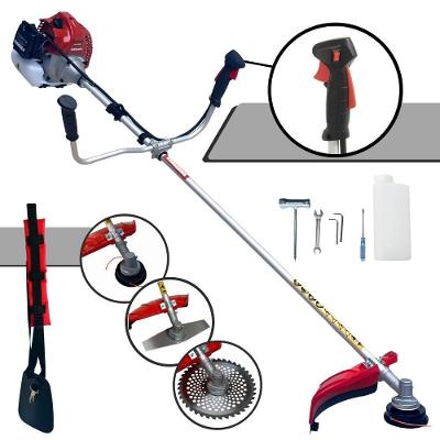 Roçadeira à Gasolina Robusta Bcj521-l Kawashima 2,5hp 3 Em 1