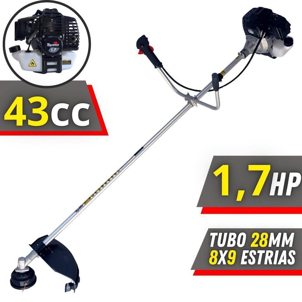 Roçadeira Lateral Rt43lb25a 43cc + Escova De Aço + Faca 40d - 2