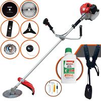 Roçadeira Cg520ptb Anmax + Óleo Stihl C- 6 Opções De Cortes - 1