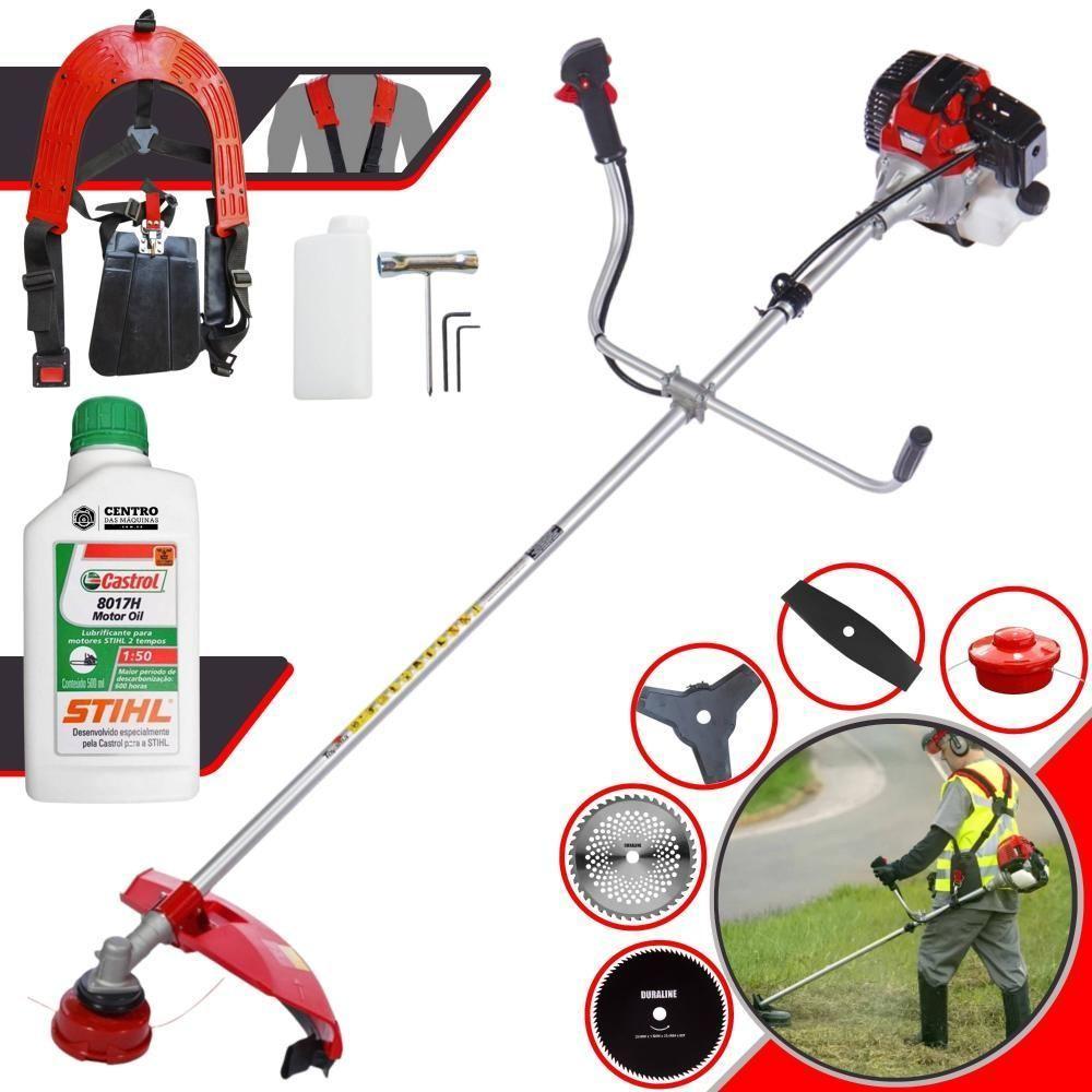 Roçadeira Toyama Rt52-l 52cc 2hp 5 Em 1 + óleo Stihl 8017 - 1