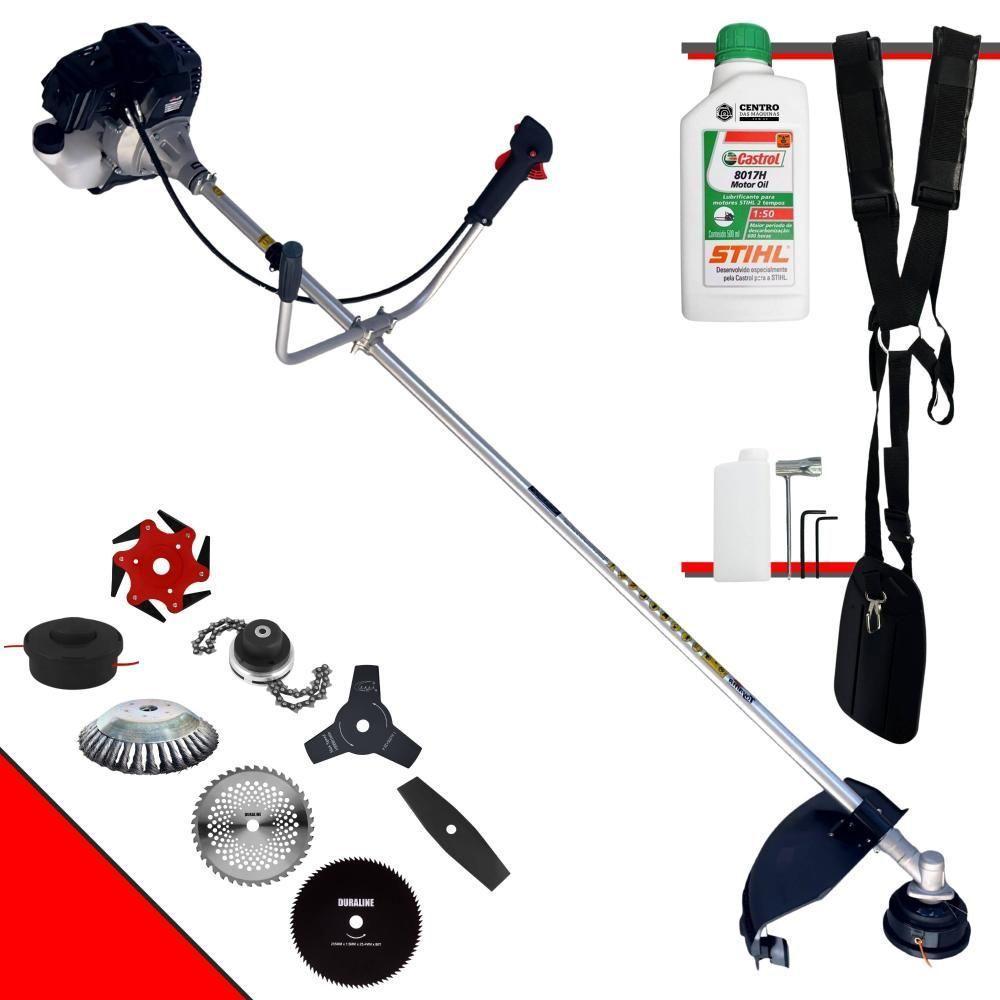 Roçadeira Toyama Rt43lb25a 43cc 1,7hp 2t 8 Em 1 + óleo Stihl - 1