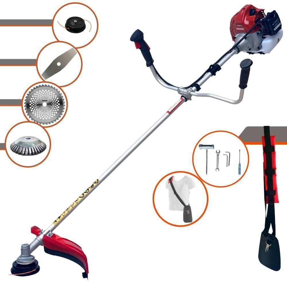 Roçadeira Kawashima Bcj431l + Faca 40 Dentes + Escova De Aço - 1