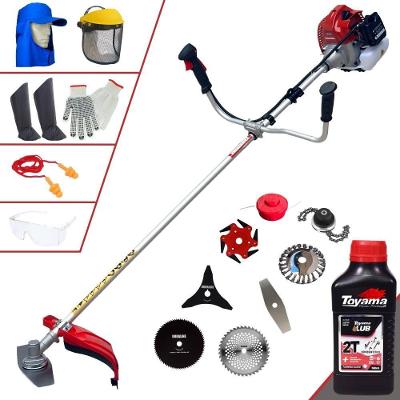 Roçadeira Completa Bcj620l + 6 Facas + Epi + Óleo Toyama 2t
