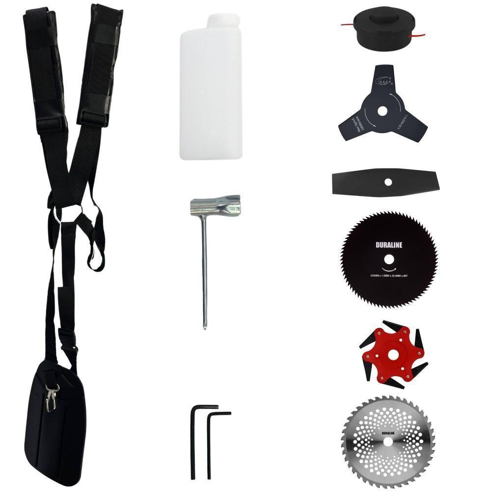 Roçadeira Toyama Rt43lb25a 43cc C- Facas 2p, 3p, 6p, 40d 80d - 6