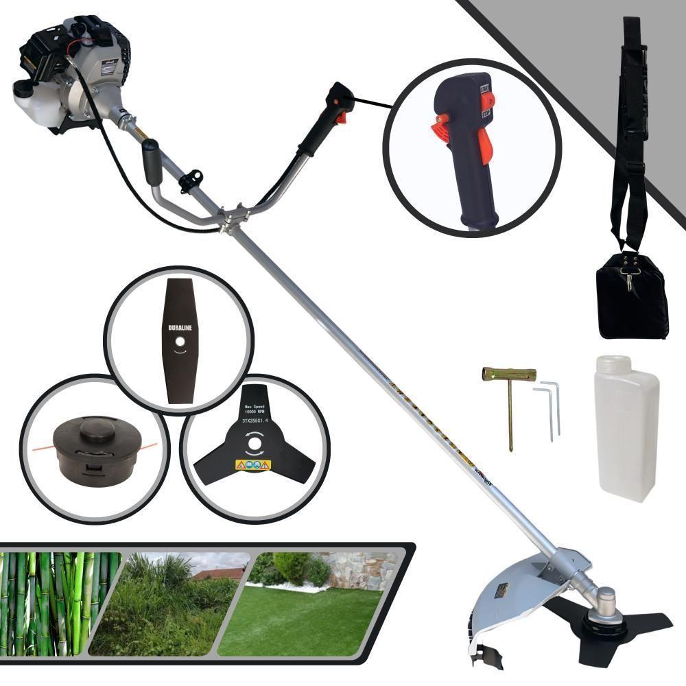 Roçadeira Toyama Tbc43h 43cc 1,7hp + Carretel + Facas 2p 3p - 1