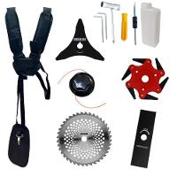 Roçadeira Cg520p 52cc 2,2hp Com Carretel + Faca 2p 3p 6p 40d - 7