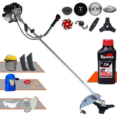 Roçadeira 8 Em 1 Tbc43h À Gasolina + Epi + Óleo Toyama 2t