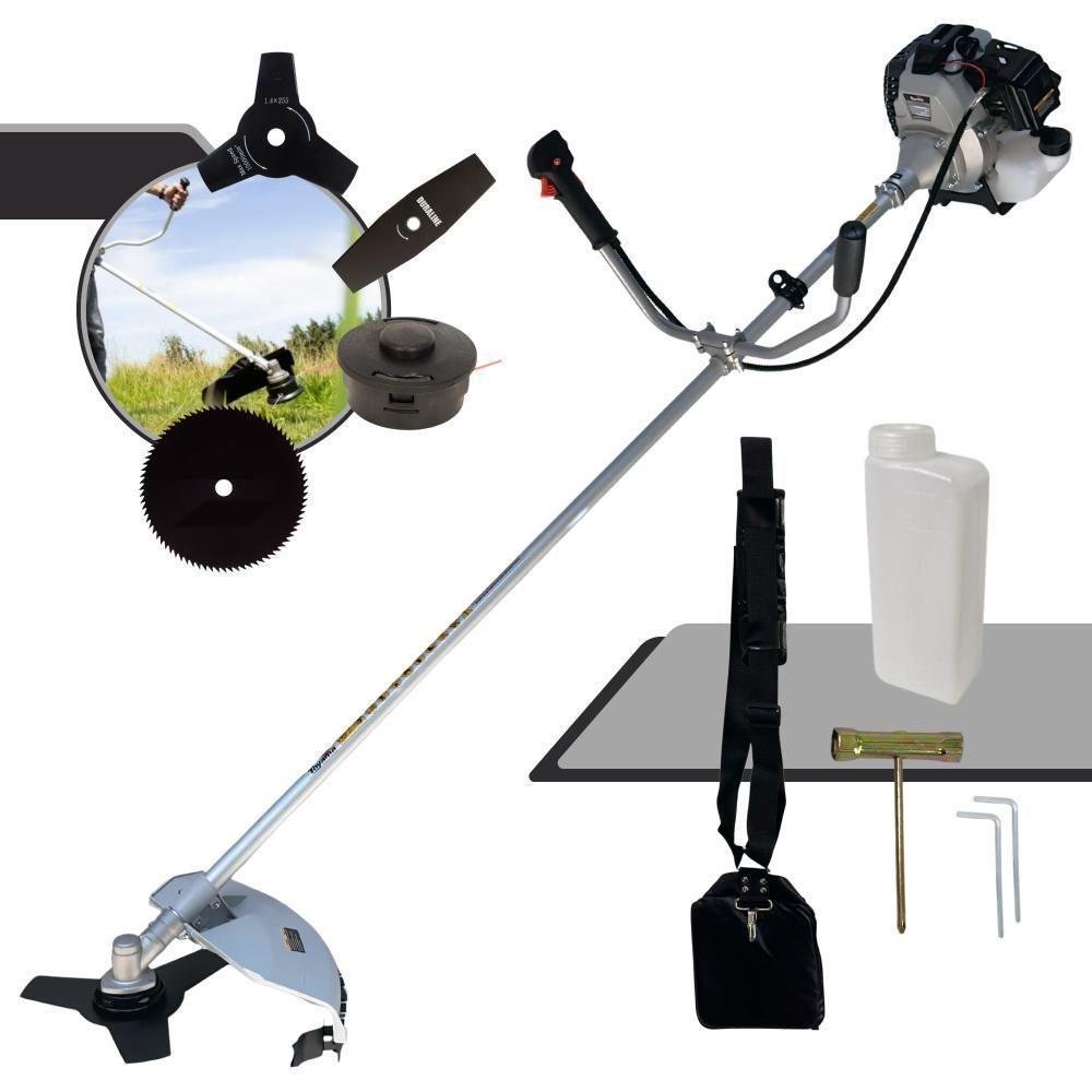 Roçadeira à Gasolina Tbc43-h Toyama 43cc 1,7hp + Faca 2p 80d - 1