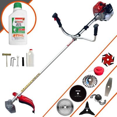 Roçadeira Kawashima Bcj620 + 8 Opções De Cortes + Óleo Stihl