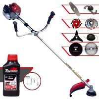 Roçadeira Bcj521l 52cc + 6 Facas + Escova + Óleo Toyama 2t - 1