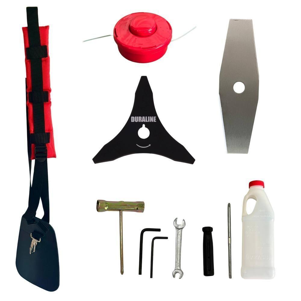 Roçadeira Kawashima Bcj-621l 62cc 3hp 2t + Faca 3 Pontas - 7