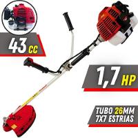 Roçadeira à Gasolina Lateral Kw43-l Kawashima 1,7hp 3 Em 1 - 2