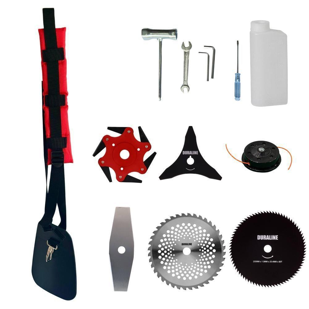 Roçadeira Kawashima Bcj521l à Gasolina 52cc Completa 6 Em 1 - 7