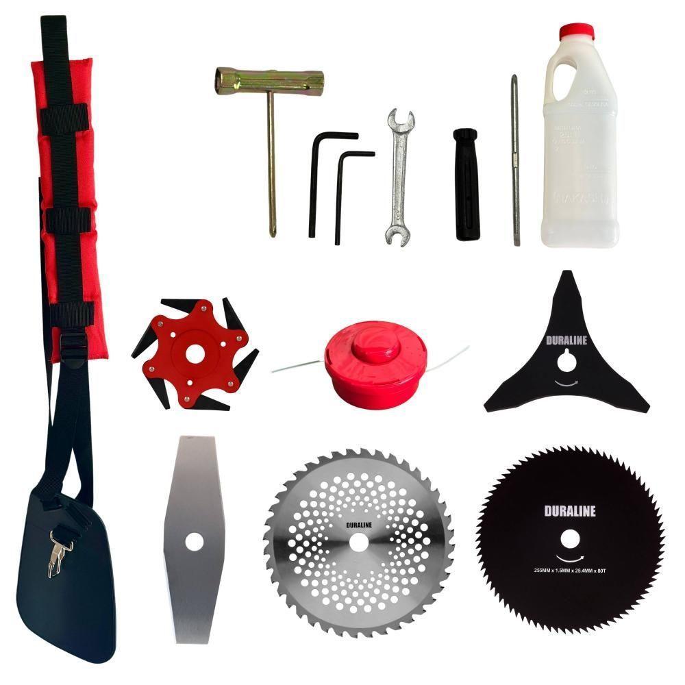 Roçadeira Kawashima Bcj620l à Gasolina 62cc Completa 6 Em 1 - 7