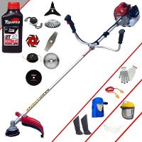 Roçadeira Bcj431 43cc + 6 Facas + Escova + Epi + Óleo Toyama - 1