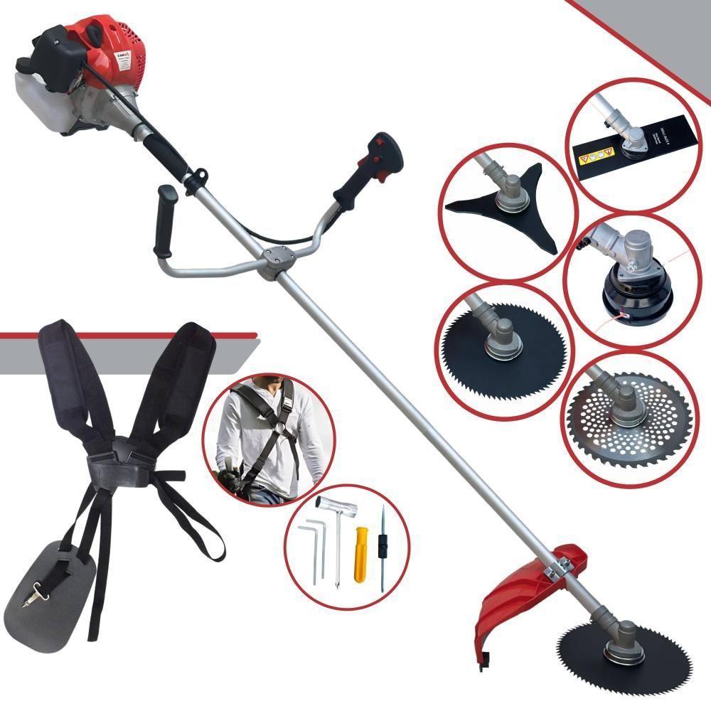 Roçadeira Completa Anmax Cg520p 52cc 2,2hp 10.000rpm 5 Em 1 - 1