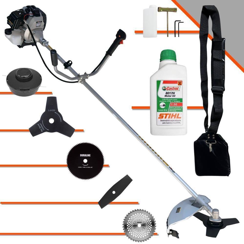 Roçadeira Toyama Tbc43h 43cc 5 Opções De Corte + Óleo Stihl - 1