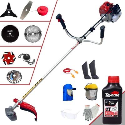 Roçadeira Bcj620l + 6 Facas + Escova + Epi + Óleo Toyama 2t