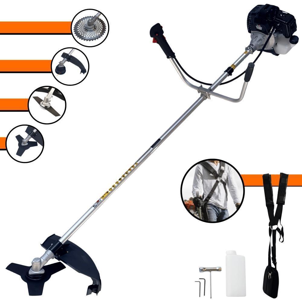 Roçadeira à Gasolina Rt43lb25a Toyama 43cc + Faca 2p + 40d - 1