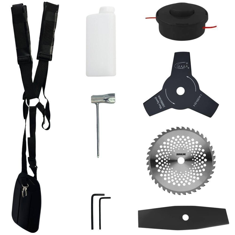 Roçadeira à Gasolina Rt43lb25a Toyama 43cc + Faca 2p + 40d - 6