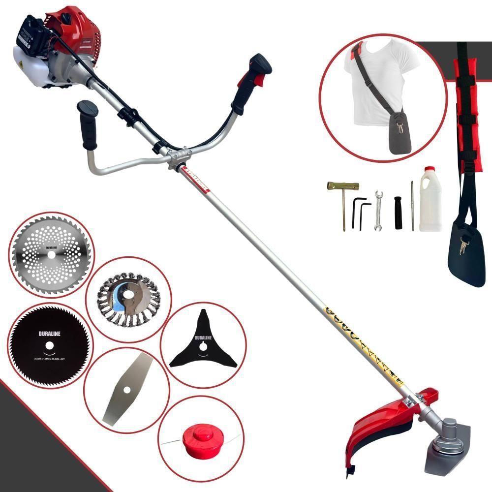 Roçadeira Kawashima Bcj620l 3hp 62cc Com 6 Opções De Cortes - 1