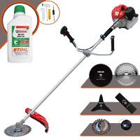 Roçadeira à Gasolina Cg520p Anmax 52cc 6 Em 1 + Óleo Stihl - 1