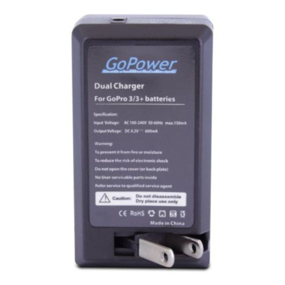 Carregador Duplo Carro e Parede para Câmeras GoPro Hero 3, - 7