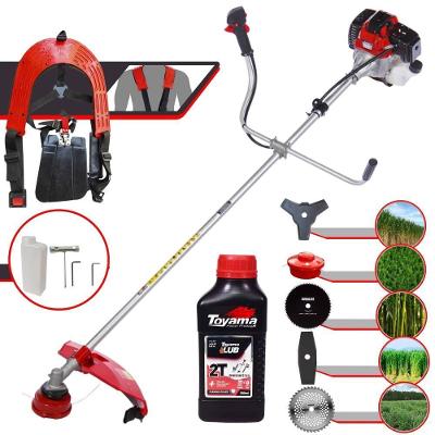 Roçadeira Lateral Toyama Rt52l 52cc 5 Em 1 + óleo Toyama 2t