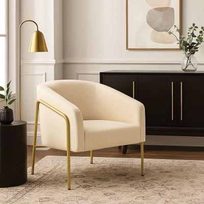 Poltrona Sala Industrial Alta Stella Suede D03 Suede Cor Bege D'Rossi