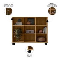 Nicho Organizador Com Rodízios Freijó - Qmovi - 3