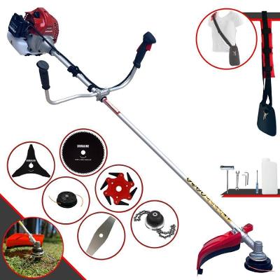 Roçadeira à Gasolina Bcj431l Kawashima 43cc 1,7hp 6 Em 1