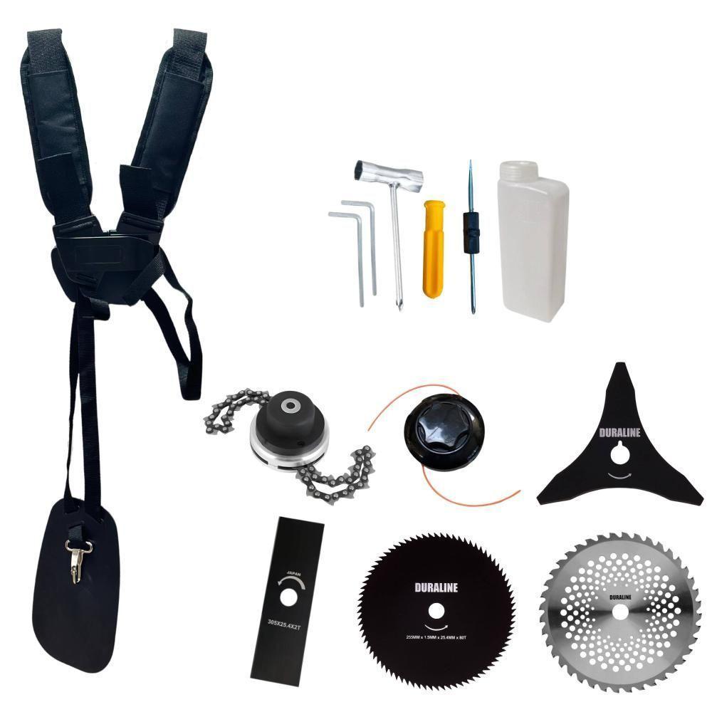 Roçadeira Anmax Cg520p à Gasolina 43cc C- 6 Opções De Cortes - 7