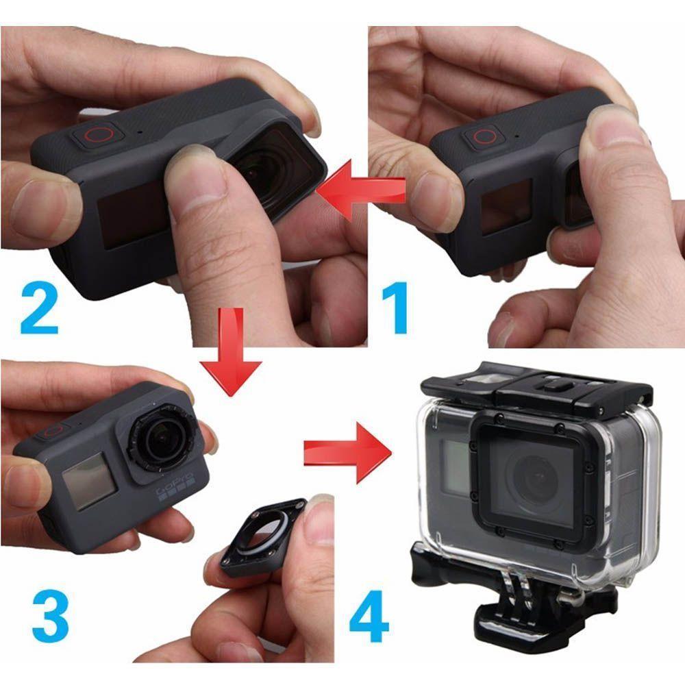Caixa Estanque Aberta na Lateral para GoPro Hero 5, 6, 7 - 2