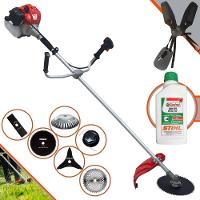 Roçadeira Cg430p 43cc Multifuncional 6 Em 1 + Óleo Stihl 2t - 1