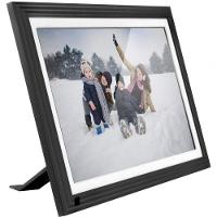 Aluratek - Porta-retrato Digital Ips Lcd Wi-fi De 10 Com Tela Sensível Ao Toque - Preto-ackws10f - 2