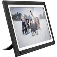 Aluratek - Porta-retrato Digital Ips Lcd Wi-fi De 10 Com Tela Sensível Ao Toque - Preto-ackws10f - 3