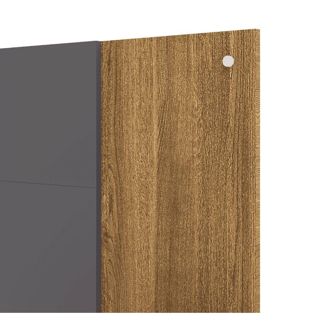 Cabeceira Cama Box Regulável Casal/solteiro Com Nicho Acoplado Tóquio Nature/alasca - Mabe Magazine - 4