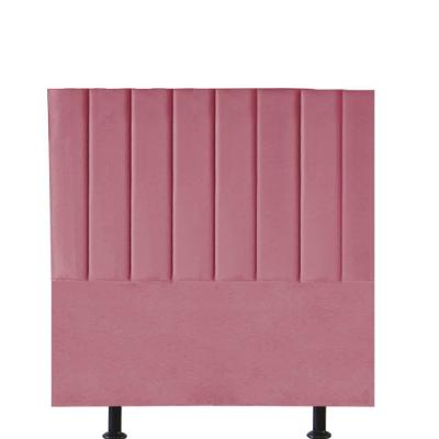 Cabeceira Estofada Carla 90cm Solteiro Para Cama Colchão Box Quarto Suede Rosa Bebê - Aurora Line