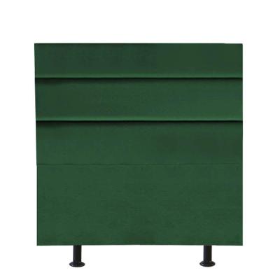 Cabeceira Estofada Cama Box Solteiro 100cm Argentina Corino Verde- Mabe Magazine