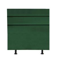 Cabeceira Estofada Cama Box Solteiro 100cm Argentina Corino Verde- Mabe Magazine - 1