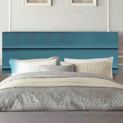 Painel Cabeceira Estofada Argentina 140cm Cama Box Casal Suede Azul Turquesa- Mabe Magazine