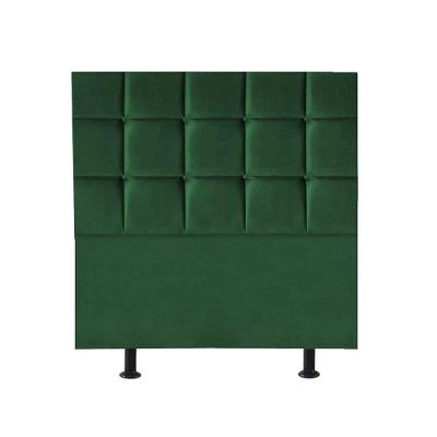 Cabeceira Estofada Cama Box Solteiro 100cm Espanha Suede Verde- Mabe Magazine