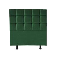 Cabeceira Estofada Cama Box Solteiro 100cm Espanha Suede Verde- Mabe Magazine - 1